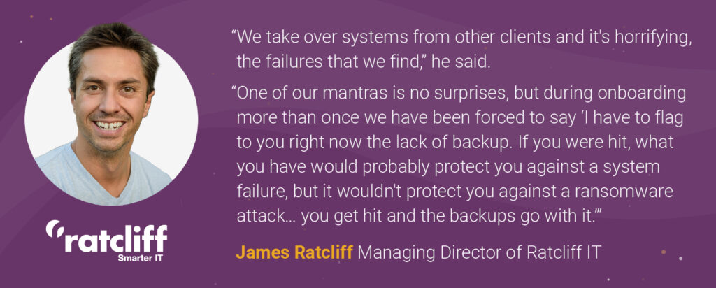 Ratcliff gains visibility into Backup Monitoring