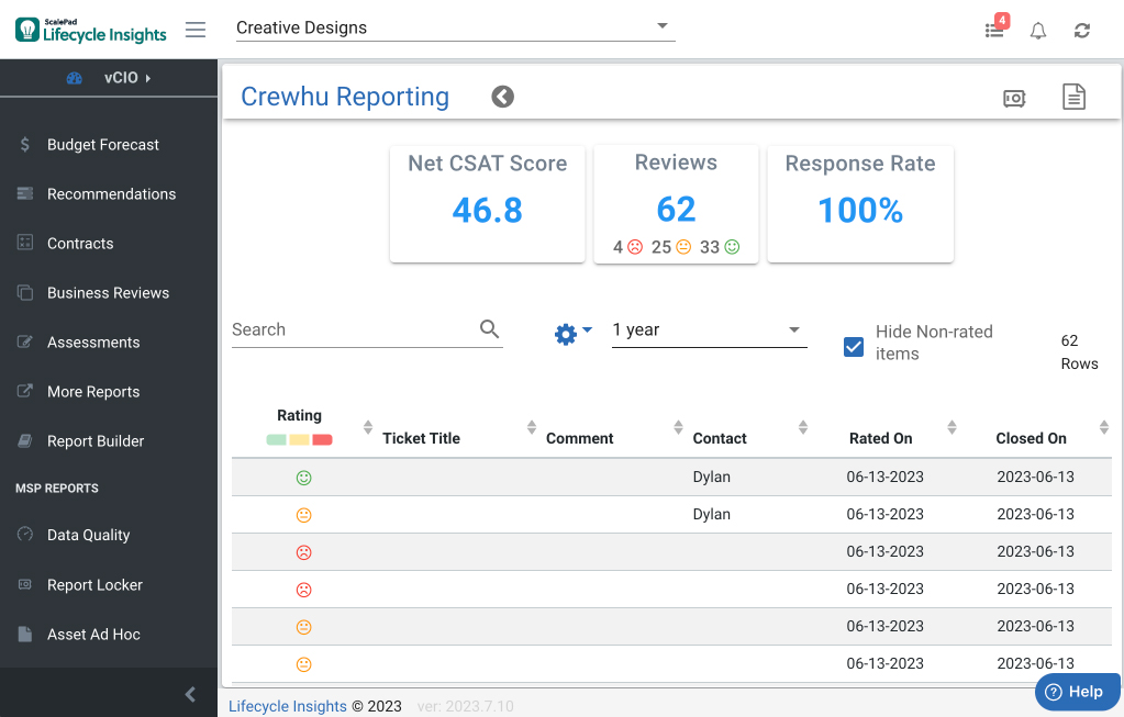Crewhu and Lifecycle Insights Integration