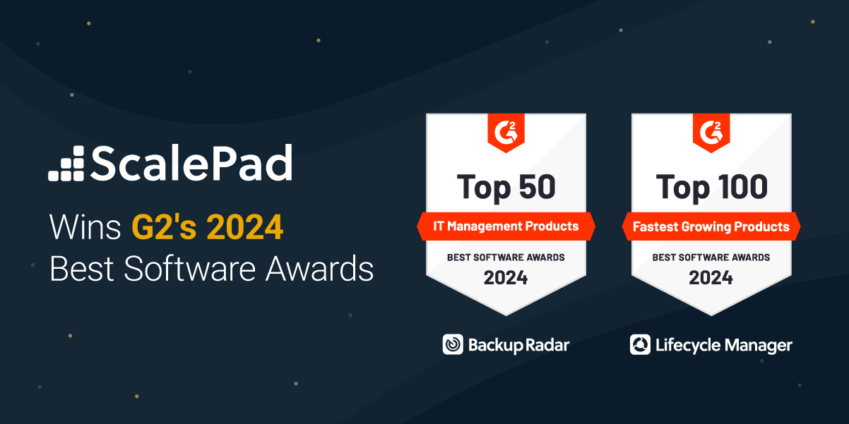 ScalePad Ranks in G2's ScalePad Wins G2's 2024 Best Software Awards