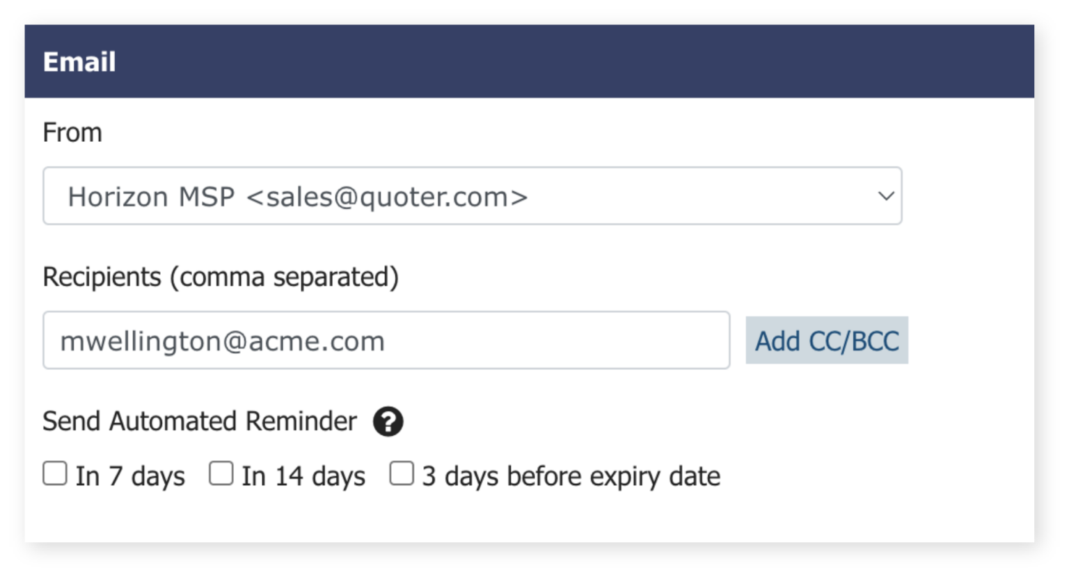 Quoting Software | Features for Managing Quotes | Quoter